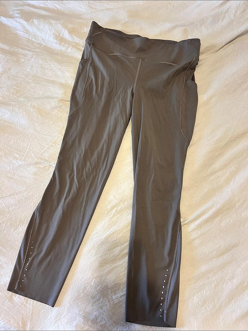 lululemon Fast and Free High-Rise Tight 25" *5 Pocket Brown Size 14